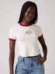 Футболка бавовняна жіноча Levi's 194810810 XS Біла (1159862348) - зображення 3