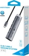 Док-станція 6-in-1 Vention USB3.2 Type-C -> HDMI 4K60Hz/USB 3.0x2/RJ45/PD 100W (TGNHB) - зображення 3
