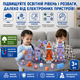 Магнітний конструктор Minecraft Крижаний Замок та Лавовий Портал 128 деталей - зображення 3