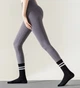 Шкарпетки для йоги антиковзкі Yoga Sports розмір 35-40 чорні - изображение 4