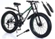 Велосипед 17 FATBIKE 2 x Амортизатор 21 передача Колесо 26 ЧОРНО-ЗЕЛЕНИЙ - зображення 1