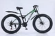Велосипед 17 FATBIKE 2 x Амортизатор 21 передача Колесо 26 ЧОРНО-ЗЕЛЕНИЙ - зображення 3