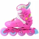 Роликові ковзани для дівчинки Flying Eagle S6 pro Adjustable Roller Skates, рожеві, 38-42 - изображение 4