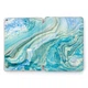 Чехол книжка, обложка для Apple iPad (Голубая волна абстракция) Air 2 / 9.7 A1566/A1567 айпад (A1566/A1567) - изображение 1