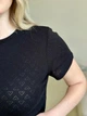 Женская пижама футболка и брюки Rose Amour L/XL черная SetBH1517 - изображение 5
