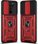 Протиударний броньований чохол із захистом камери для Xiaomi Redmi 9 Armor Case Keysion red - изображение 12