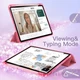 Чехол для iPad JETech A16 11/10 поколение Розовый глиттер с держателем для карандаша - изображение 5