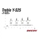 Тройник Decoy Y-S25 Treble #14 (8 шт/уп) - изображение 2