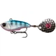 Тейл-спінер Savage Gear Fat Tail Spin 80mm 24.0g Blue Silver Pink - зображення 1