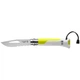 Ніж Opinel №8 Outdoor Fluo White Yellow - зображення 1