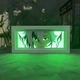 Многослойный Ночник лампа аниме Arlecchino Арлекино Геншин светильник Genshin Impact RGB - изображение 5