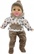 Lalka bobas MarioToys mówi i śpiewa po polsku + smoczek + butelka 45 cm (751) - obraz 3