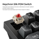 Клавіатура бездротова геймерська Keychron Q1 Ultra Keychron Red Switch Black RGB (Q1U-M1-UA) - зображення 9