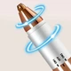 Женский триммер для лица 2 в 1 USB-зарядка белый пластиковый для коррекции бровей и удаления волос - изображение 5