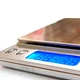 Ювелирные электронные весы 500 г 0,01 г с LCD дисплеем на батарейках MS-1729B серебристые - изображение 7
