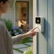 Беспроводной видеозвонок Wi-Fi 150 м 10 мВт 5 В USB белый для контроля доступа - изображение 6