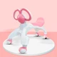 Ходунки-беговел 4 колеса для детей от 9 месяцев до 3 лет розовые BABY WALKER - изображение 8