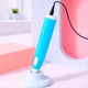 3D ручка принтер голубая с 3 стержнями для рисования в воздухе от сети с регулировкой температуры и скорости - изображение 4