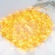 Гирлянда водопад 2х2м 11Вт желтое LED освещение для внутреннего применения с 8 режимами работы - изображение 3