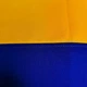 Флаг Украины из габардина 135х90 см для улицы и помещений желто-синий сшитый флаг - изображение 6