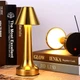 Настольная аккумуляторная лампа 800 мАч с USB 23,3х9,3х9 см для спальни модель PC-8231 цвет золотистый - изображение 2