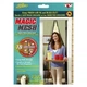 Москитная сетка на дверь 100х210 см коричневая антимоскитная Magic Mesh с магнитами 2 створки - изображение 9