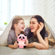 Силиконовый ночник Панда 7 цветов 1200 mAh 1.5 Вт USB для детей модель EL-2013 - изображение 4