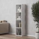 Стеллаж VAYS M-53, книжная полка на 4 ячейки, ЛДСП, 37×29×143 см - для дома, офиса, детской или гостиной - изображение 1