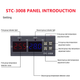Цифровой терморегулятор STC-3008 двухканальный 220V 10A с датчиками (2337) - изображение 6