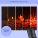 Электрокамин KLARSTEIN Studio Light & Fire 1 Smart WiFi Control (10038386) - изображение 8