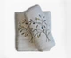 Подарочный набор полотенец Maribor 2 шт Amor Серый (50х90 см, 70х140 см) - изображение 1