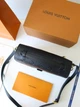 Сумка жіноча Louis Vuitton Pochette Metis black чорна Луі Вітон (107) - зображення 6