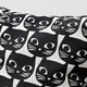 Подушка декоративная IKEA GERDIE 40x40 см чёрно-белая подушка "Котики" ИКЕА ГЕРДИ - изображение 4