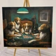 Интерьерная картина Собаки играют в покер, Кассиус Кулидж, Cassius Coolidge, Dogs Playing Poker, 30×36 см (id1001) - изображение 4