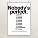 Постер Ніхто не ідеальний, Порше, Nobody's Perfect, Porsche Poster, 1983 LeMans, A3 42×30 см (id6719) - зображення 1
