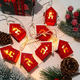 Новогодняя гирлянда 3 м 20 LED теплый белый свет USB энергосберегающие светодиоды - изображение 7