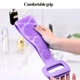 Мочалка двостороння силіконова щітка масажер Silica Gel Bath Brush скрабер Фіолетовий - зображення 2