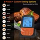 Магнитный термометр для мяса с таймером, ЖК-дисплеем и 2 зондами MixcMax - изображение 2