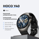 Смарт-годинник HOCO Y40 38mm. 315 mAh. IP68 Smart watch(call version) Black (6942007672078) - зображення 1