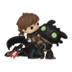 Фигурка FUNKO POP! Как Приручить Дракона Делюкс Иккинг с Беззубиком How to Train Your Dragon Rides Deluxe Hiccup with Toothless 149mm 123 81181 - изображение 1