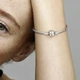 Серебряный браслет-змейка Pandora Moments Серебряный браслет Пандора змейка базовый 590702HV 16 20 - изображение 5