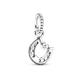 Серебряный шарм Pandora «Подкова на удачу» Серебряная бусина Пандора Подкова для удачи 799157C01 - изображение 1