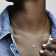 Серебряное колье Pandora «Блестящий гербарий» Серебряное ожерелье Пандора Цветок 392387C01 - изображение 3