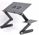 Складной столик для ноутбук Laptop table T8, трансформер с USB-охлаждением и подставкой для мышки - изображение 2