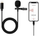 Петличный микрофон Lightning для iPhone записи подкастов интервью и видео чистый звук длина кабеля 145 см - зображення 2