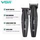 Профессиональный набор для стрижки волос VGR машинка и триммер для ухода за волосами и бородой - изображение 4