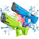 Водяний бластер Акула Watergun автоматичний набір води для дітей зелений із високим тиском і дальністю струменя 10-12 метрів - зображення 7