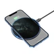 Беспроводное зарядное устройство Hoco CW6 Pro Qi 15W USB - Type-C для зарядки Apple iPhone / Samsung с подсветкой Black - изображение 3