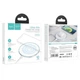 Бездротовий зарядний пристрій Hoco CW6 Pro Qi 15W USB - Type-C для заряджання Apple iPhone / Samsung з підсвічуванням White - зображення 4