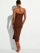 Пляжна спідниця туніка Victoria's Secret Beachwear Convertible Dress Коричнева M - изображение 2